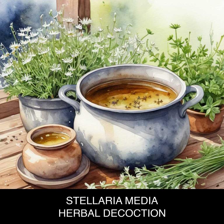 stellaria media herbal decoctions for chickenpox