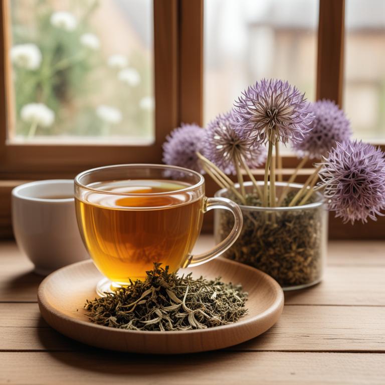 herbal teas with Allium sativum