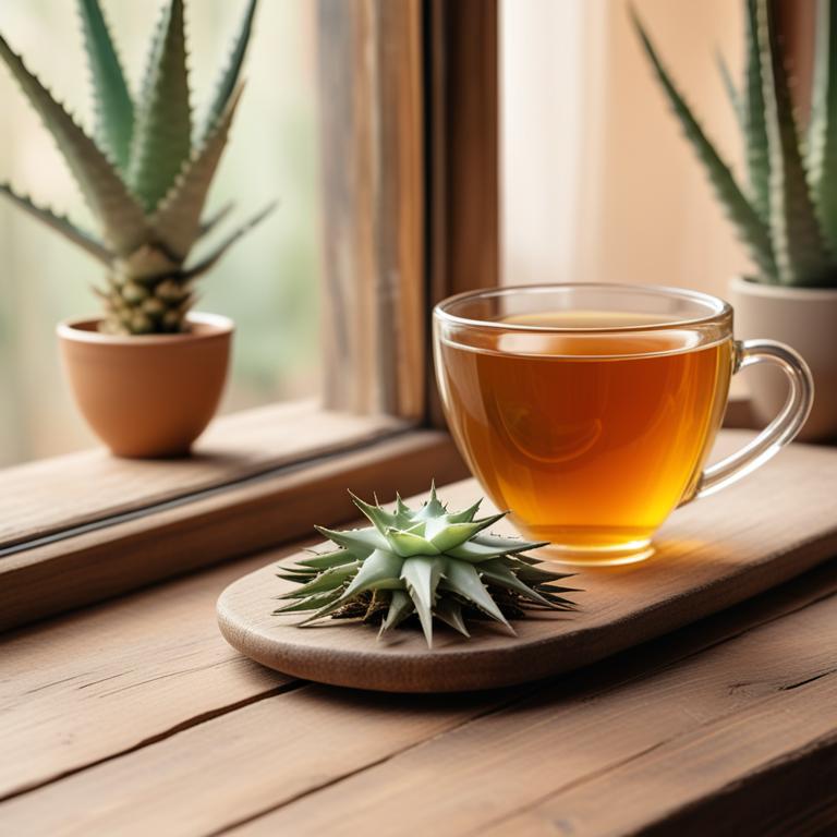 Aloe vera herbal teas for inflammatory bowel disease