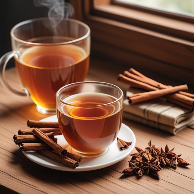herbal teas with Cinnamomum cassia