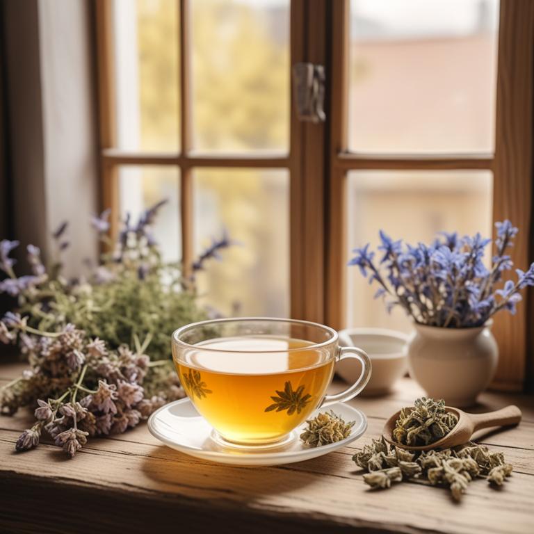 herbal teas with Corydalis cava