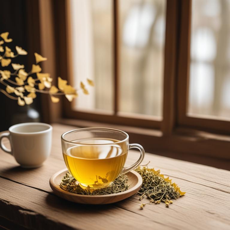 Ginkgo biloba herbal teas for neuritis