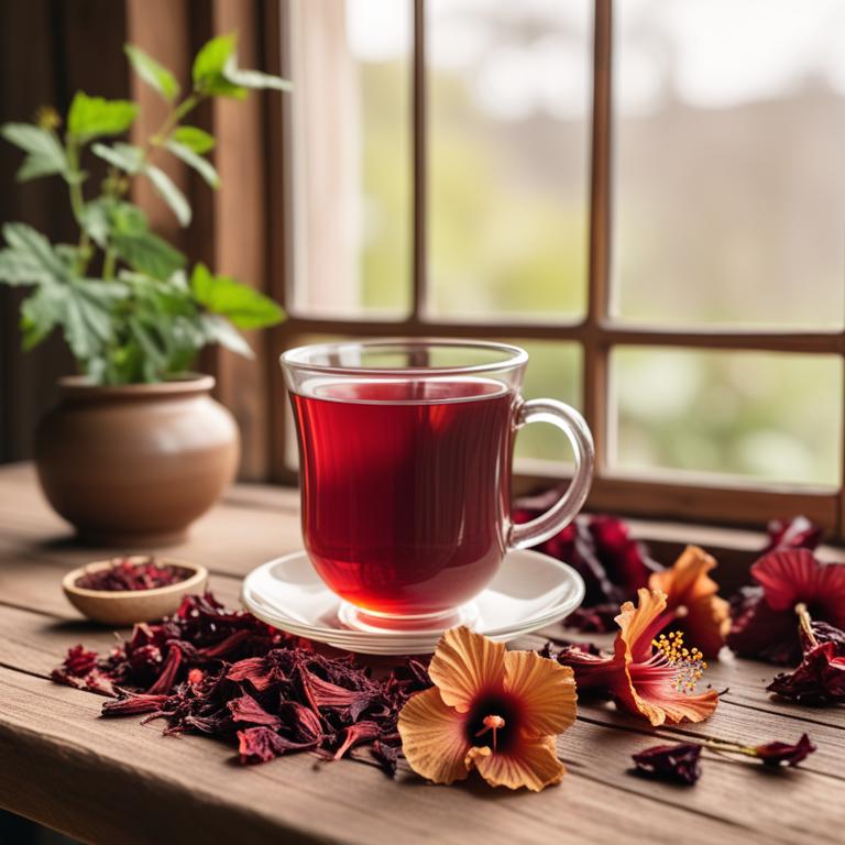 Hibiscus sabdariffa herbal teas for hyperpigmentation