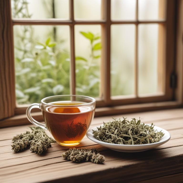 herbal teas with Hyptis suaveolens