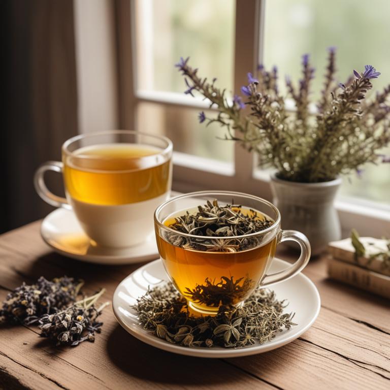 herbal teas with Lithospermum officinale