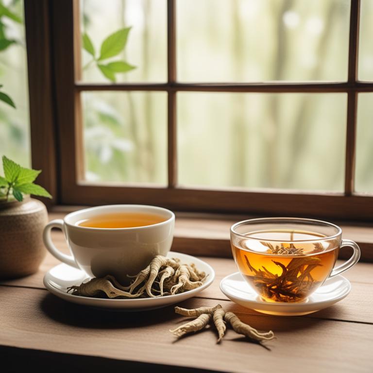 Panax ginseng herbal teas for erectile dysfunction