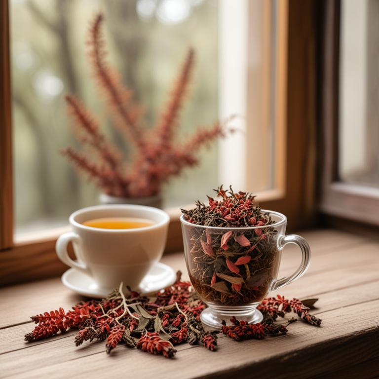 herbal teas with Rhus coriaria