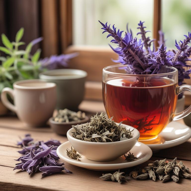 Salvia miltiorrhiza herbal teas for osteoarthritis