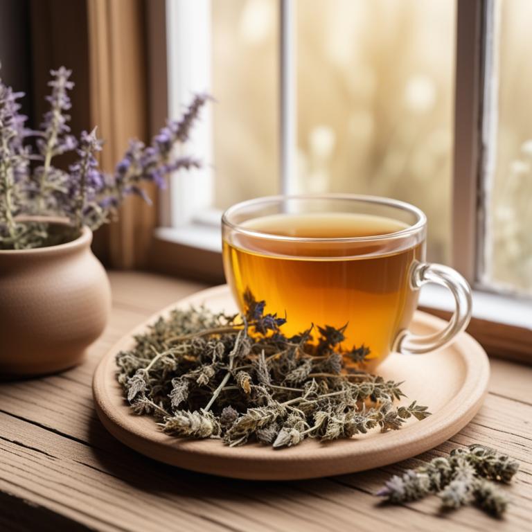 herbal teas with Teucrium chamaedrys