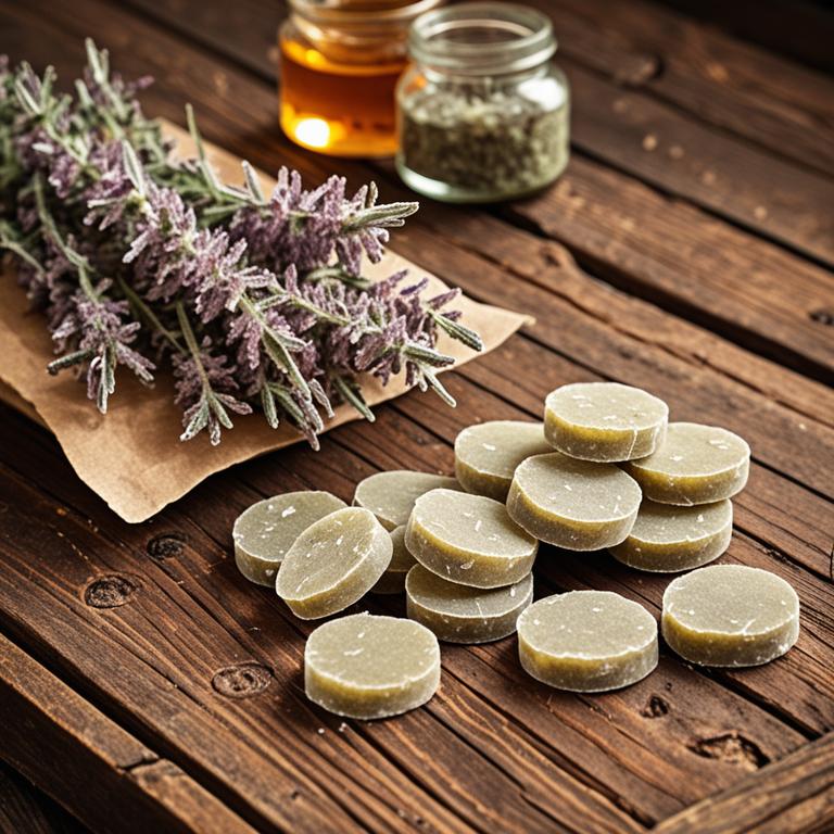 teucrium polium lozenge