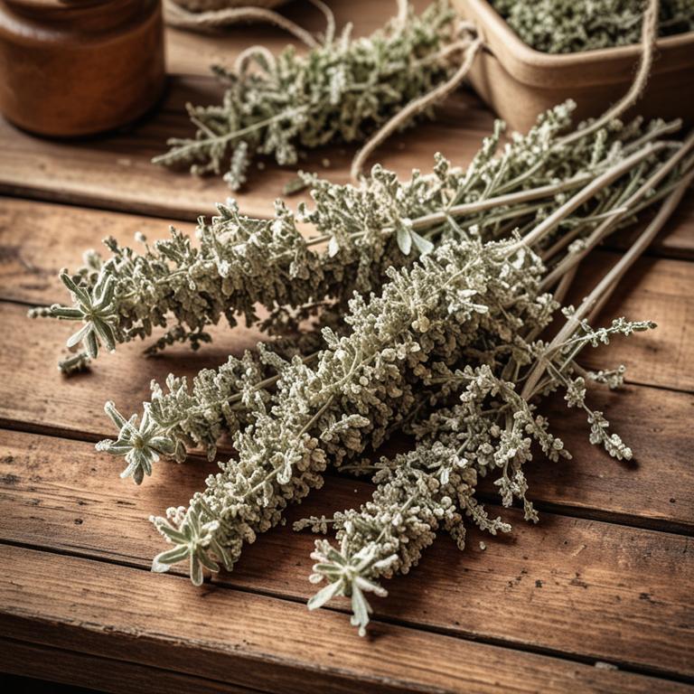 teucrium polium mucillage
