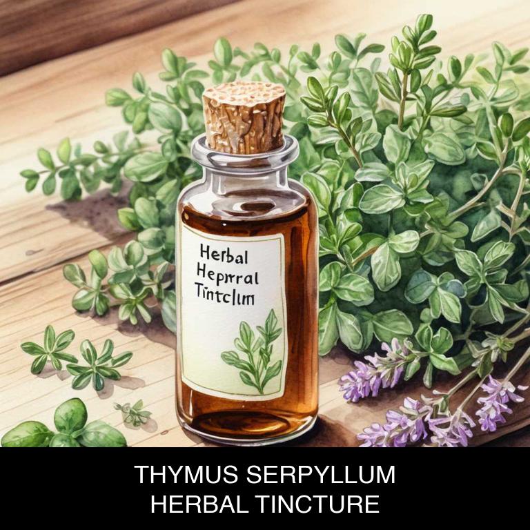 thymus serpyllum herbal tinctures for pertussis