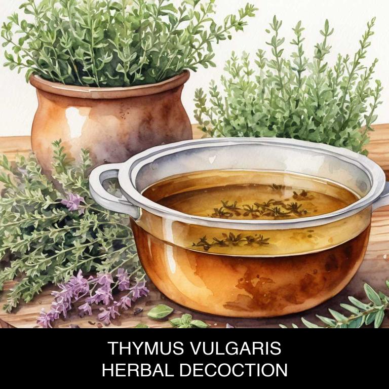 thymus vulgaris herbal decoctions for jock-itch