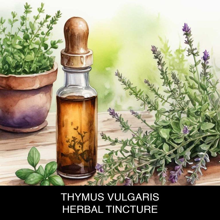 thymus vulgaris herbal tinctures for laryngitis