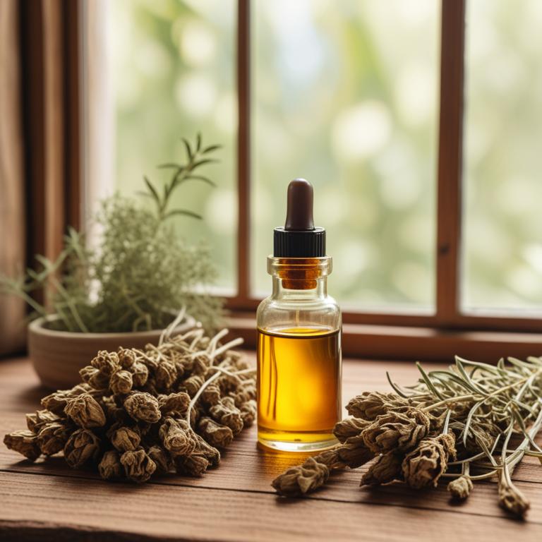 herbal essential oils for tickling throat