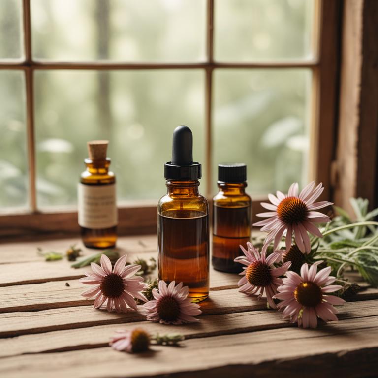 herbal tinctures for tickling throat