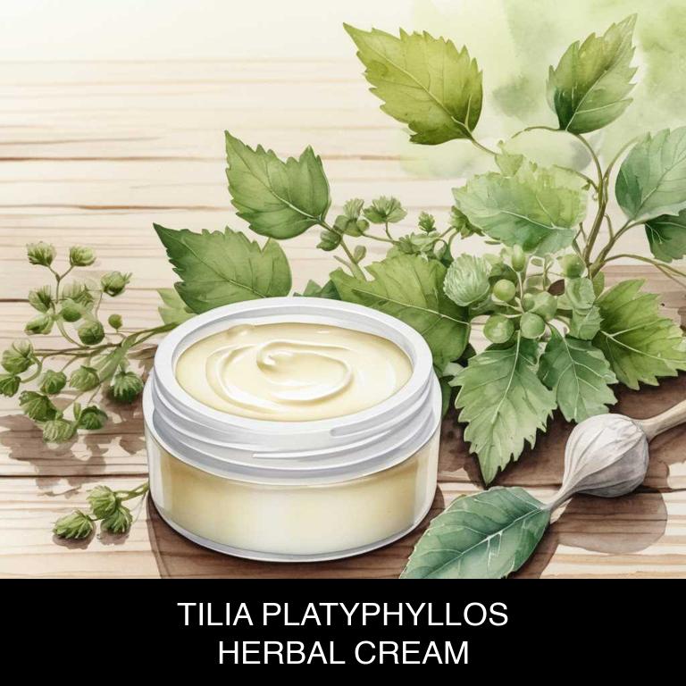 tilia platyphyllos herbal creams for oily-face