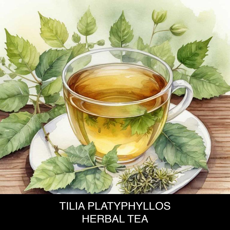 tilia platyphyllos herbal teas for anxiety