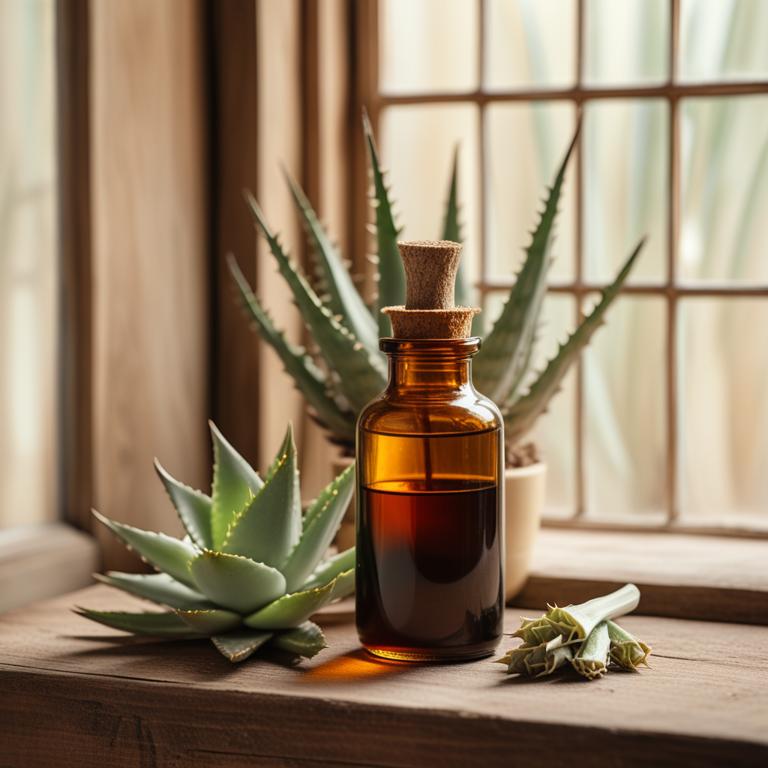 herbal tinctures with Aloe ferox