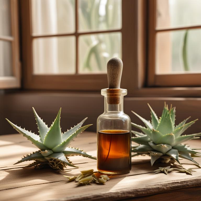 herbal tinctures with Aloe perryi