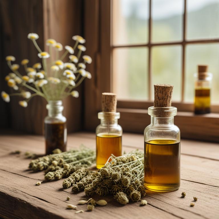 herbal tinctures with Chamomilla recutita