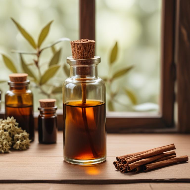 herbal tinctures with Cinnamomum camphora