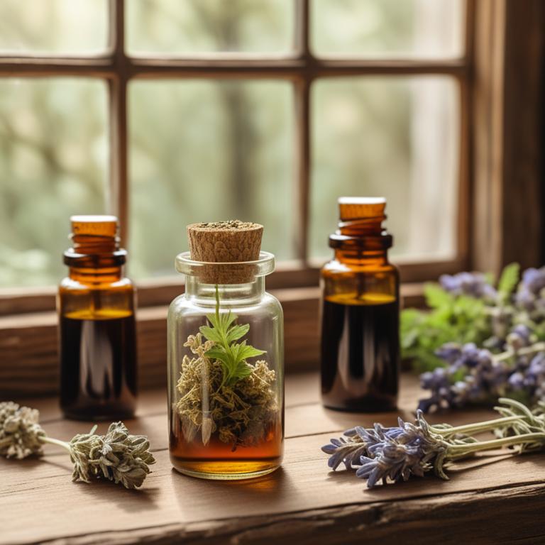 herbal tinctures with Corydalis ambigua