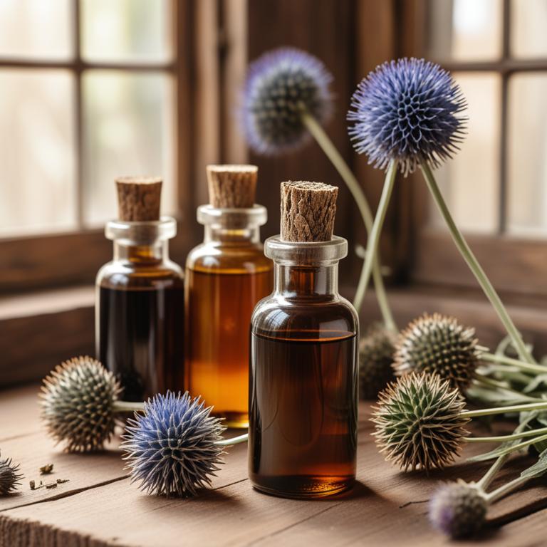herbal tinctures with Echinops echinatus