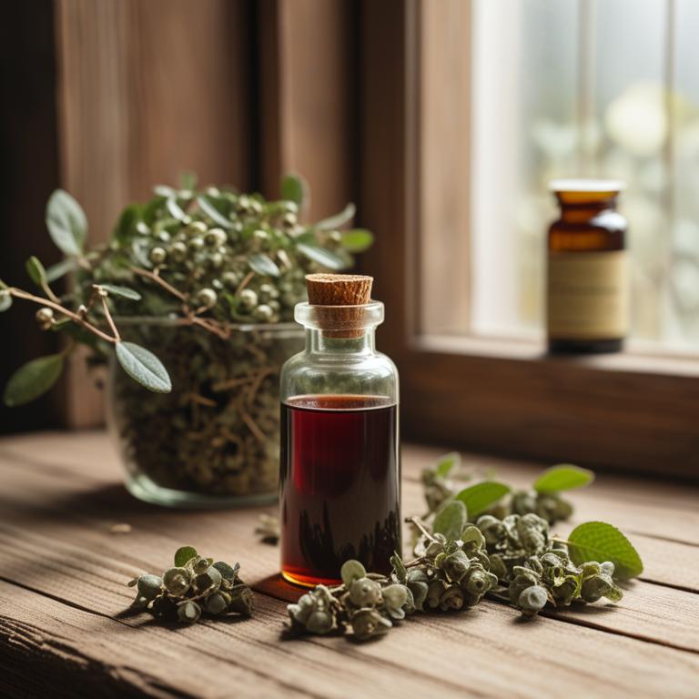 herbal tinctures with Gaultheria procumbens