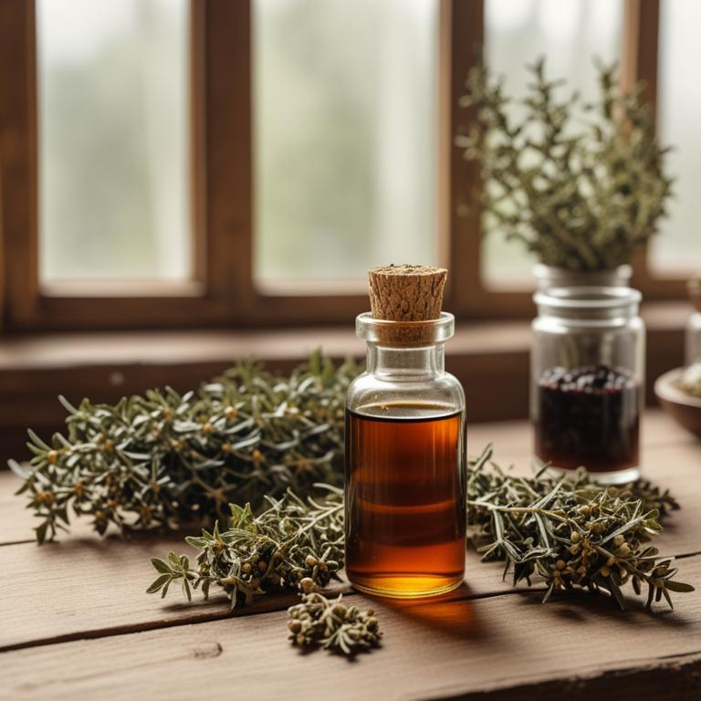 herbal tinctures with Ilex aquifolium