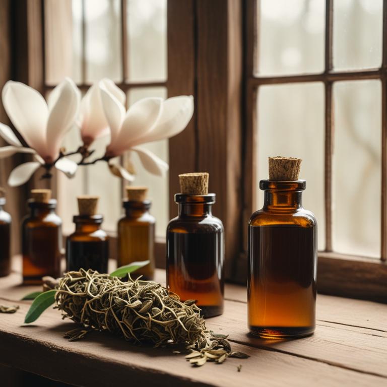 herbal tinctures with Magnolia officinalis