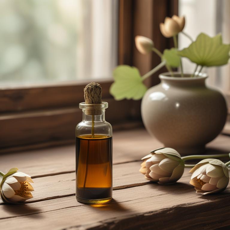 herbal tinctures with Nelumbo nucifera