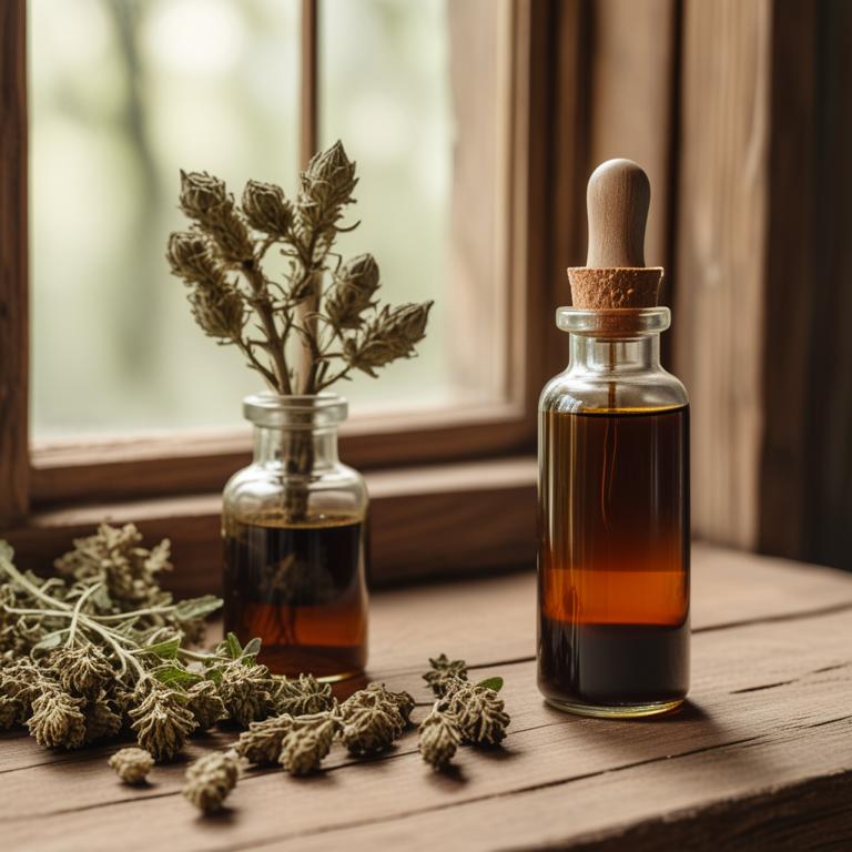 herbal tinctures with Quercus robur
