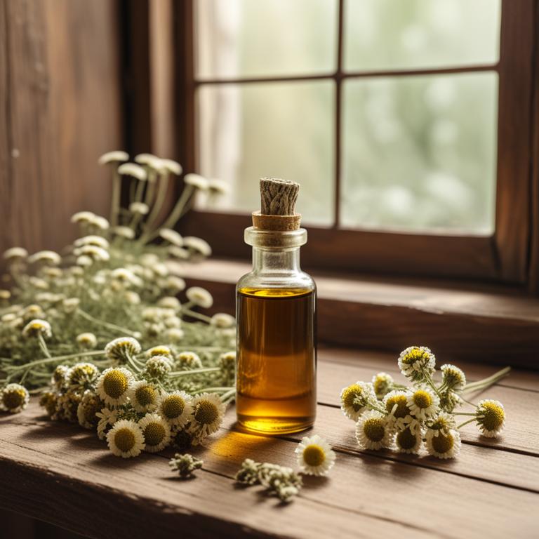 herbal tinctures with Tanacetum parthenium