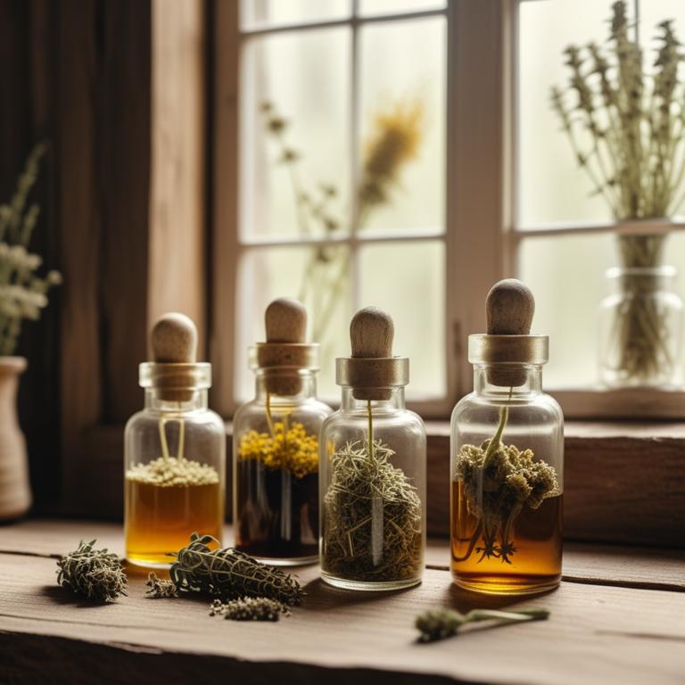 herbal tinctures with Viscum album