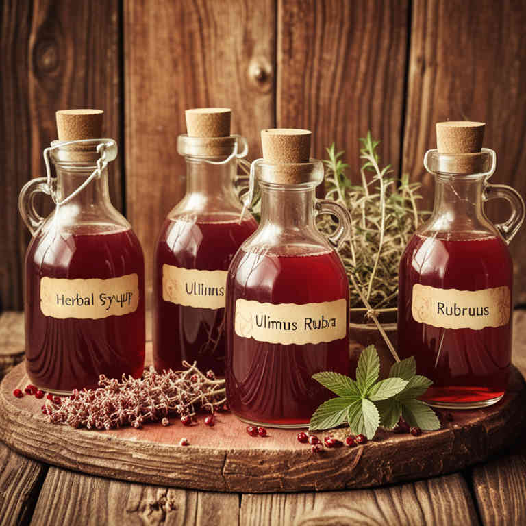 Ulmus rubra syrups