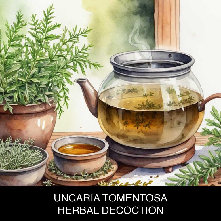 uncaria tomentosa herbal decoctions for dizziness