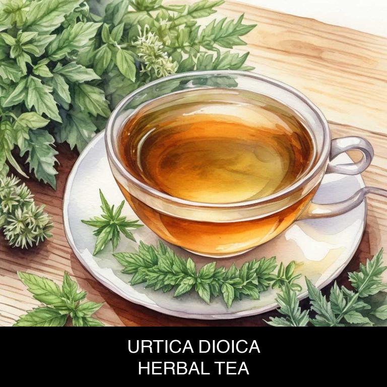 urtica dioica herbal teas for strep-throat