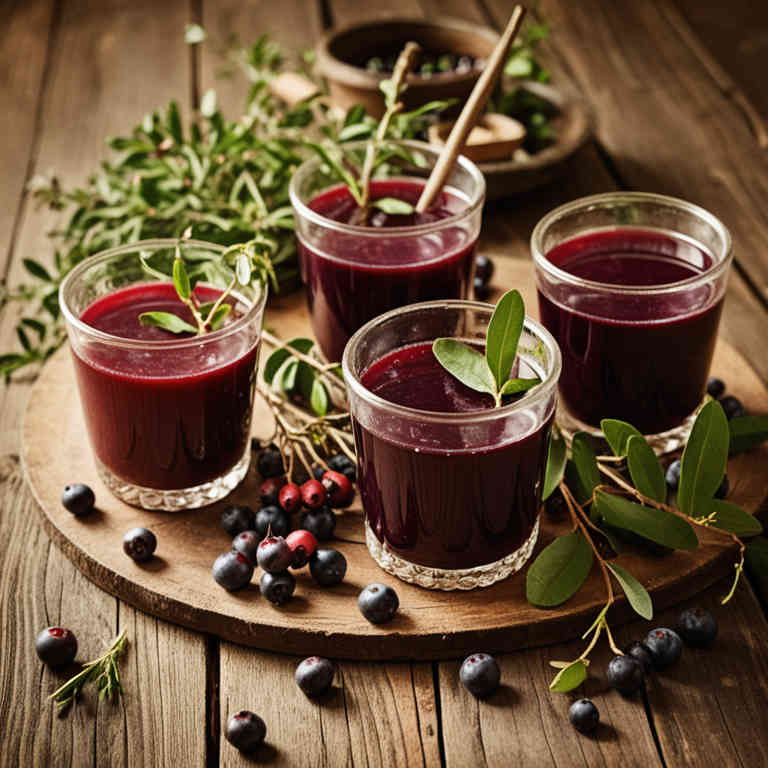 Vaccinium myrtillus juices