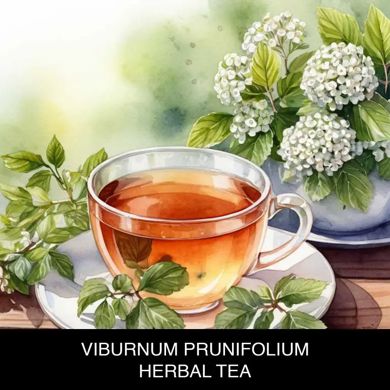 viburnum prunifolium herbal teas for cramps