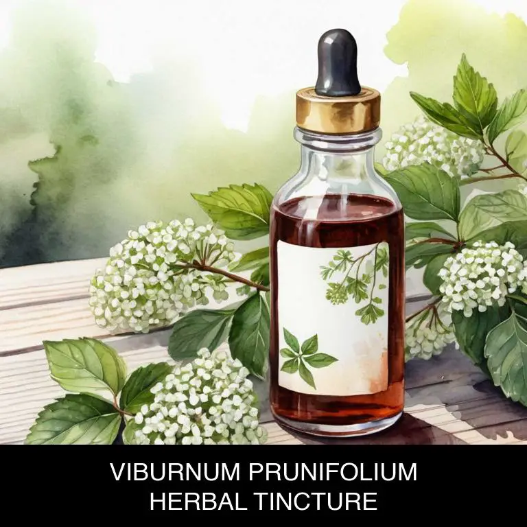 viburnum prunifolium herbal tinctures for earache