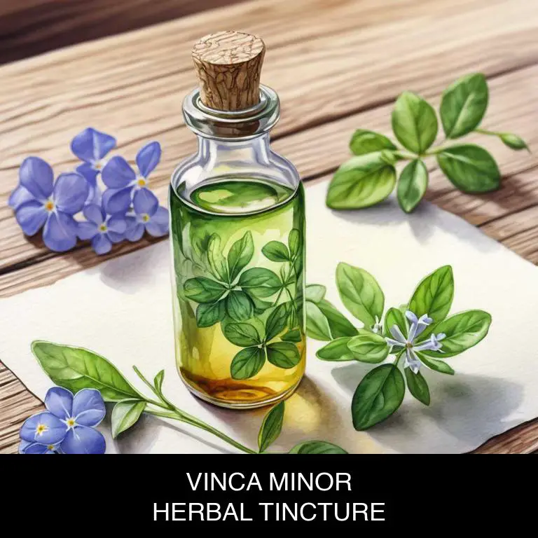 vinca minor herbal tinctures for peripheral-arterial-occlusive-disease