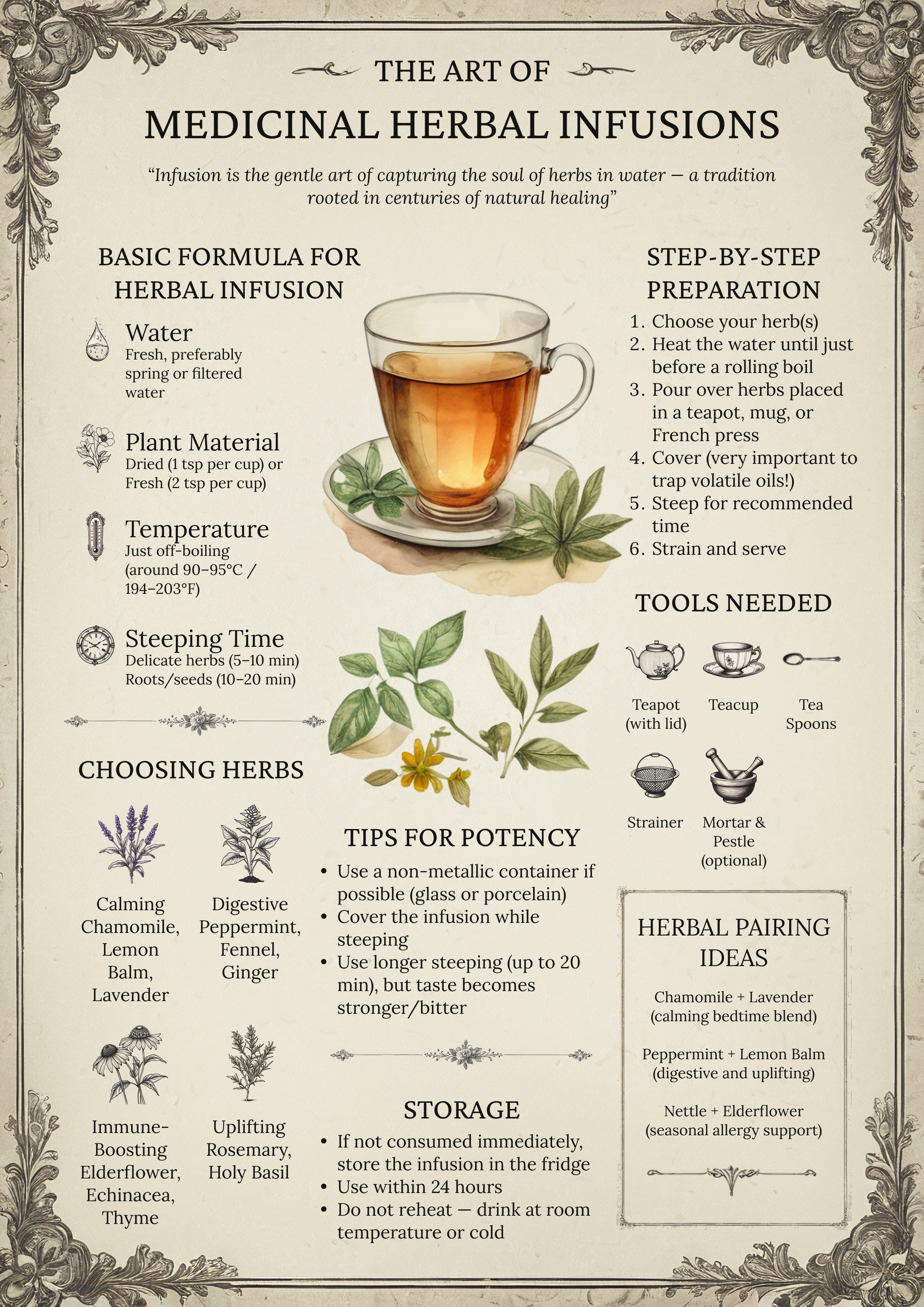 herb drying checklist