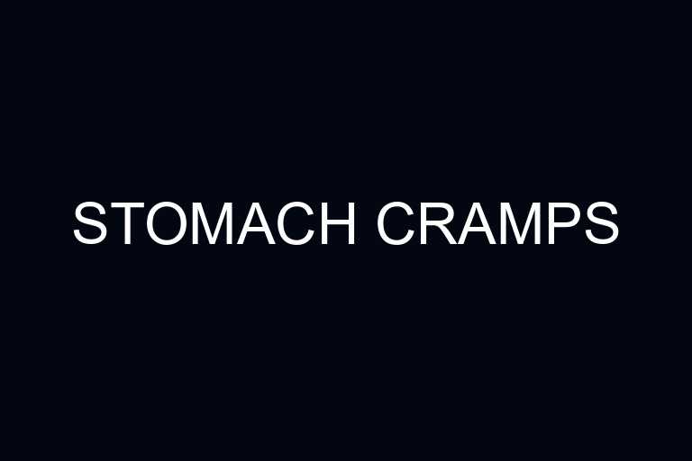 stomach cramps overview