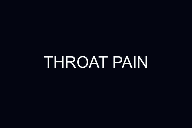 throat pain overview