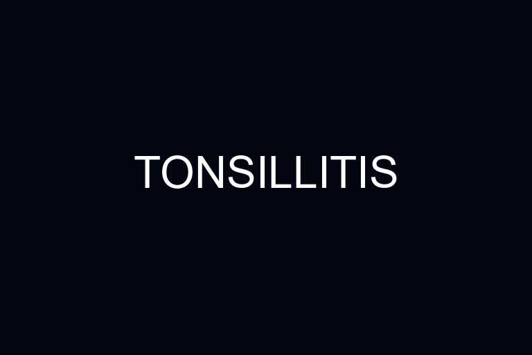 tonsillitis overview